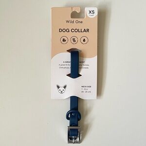 Wild One Dog Collar - XS (7-10") - Blue
